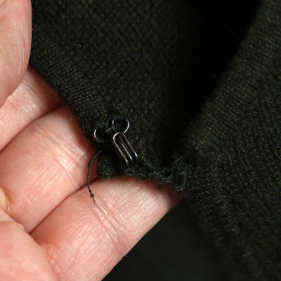 EC Ralph Lauren Black Label Cashmere Wool Silk Wrap Dress Size L - Picture 7 of 10